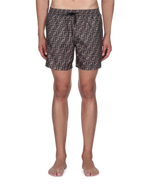 fendi swim trunks mens|fendi swimwear men's.